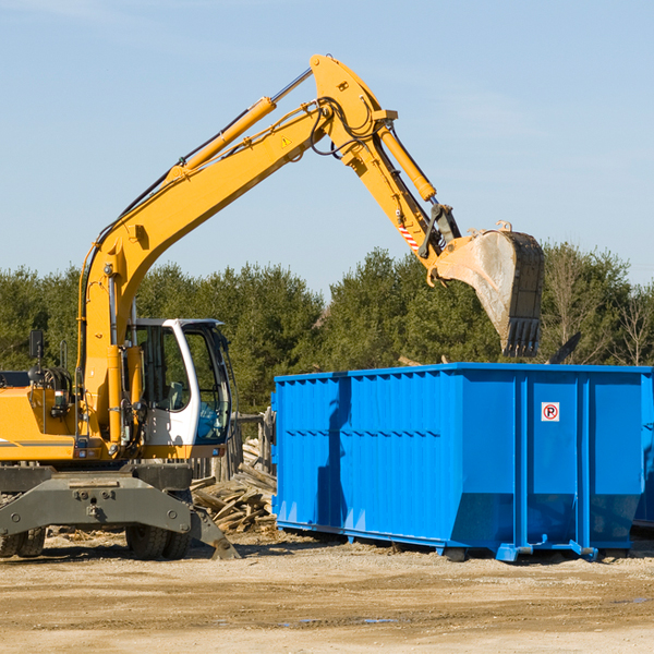 can i choose the location where the residential dumpster will be placed in Farmers KY